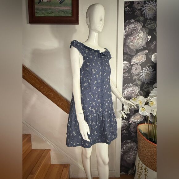 Free People Blue Beasley Mini Dress - Picture 9 of 11